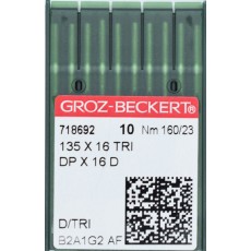 GROZ BECKERT Leather point industrial sewing machine needles DPX16D SIZE160/23